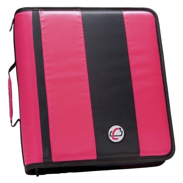 Case-It Case It 1580690 2 in. Case-it Classic O-Ring Zipper Binder; Pink 1580690